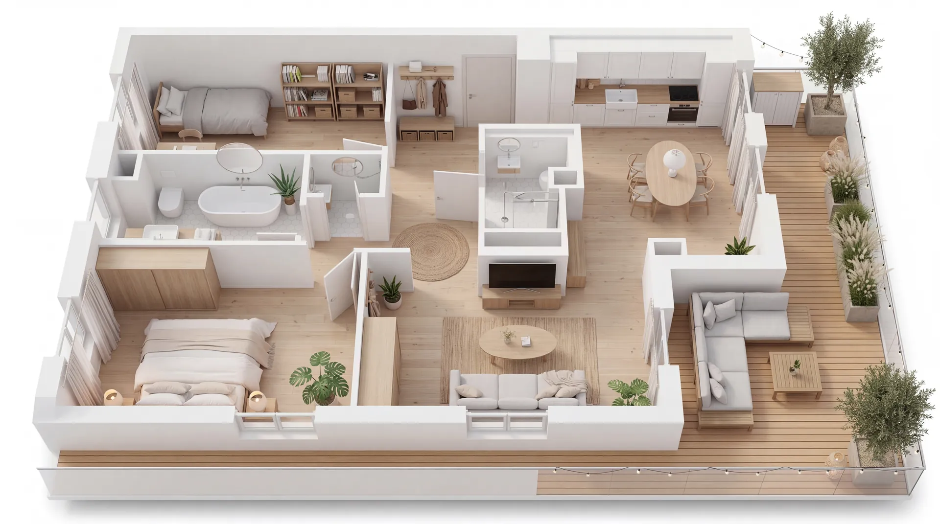 3D Floor Plan: example image
