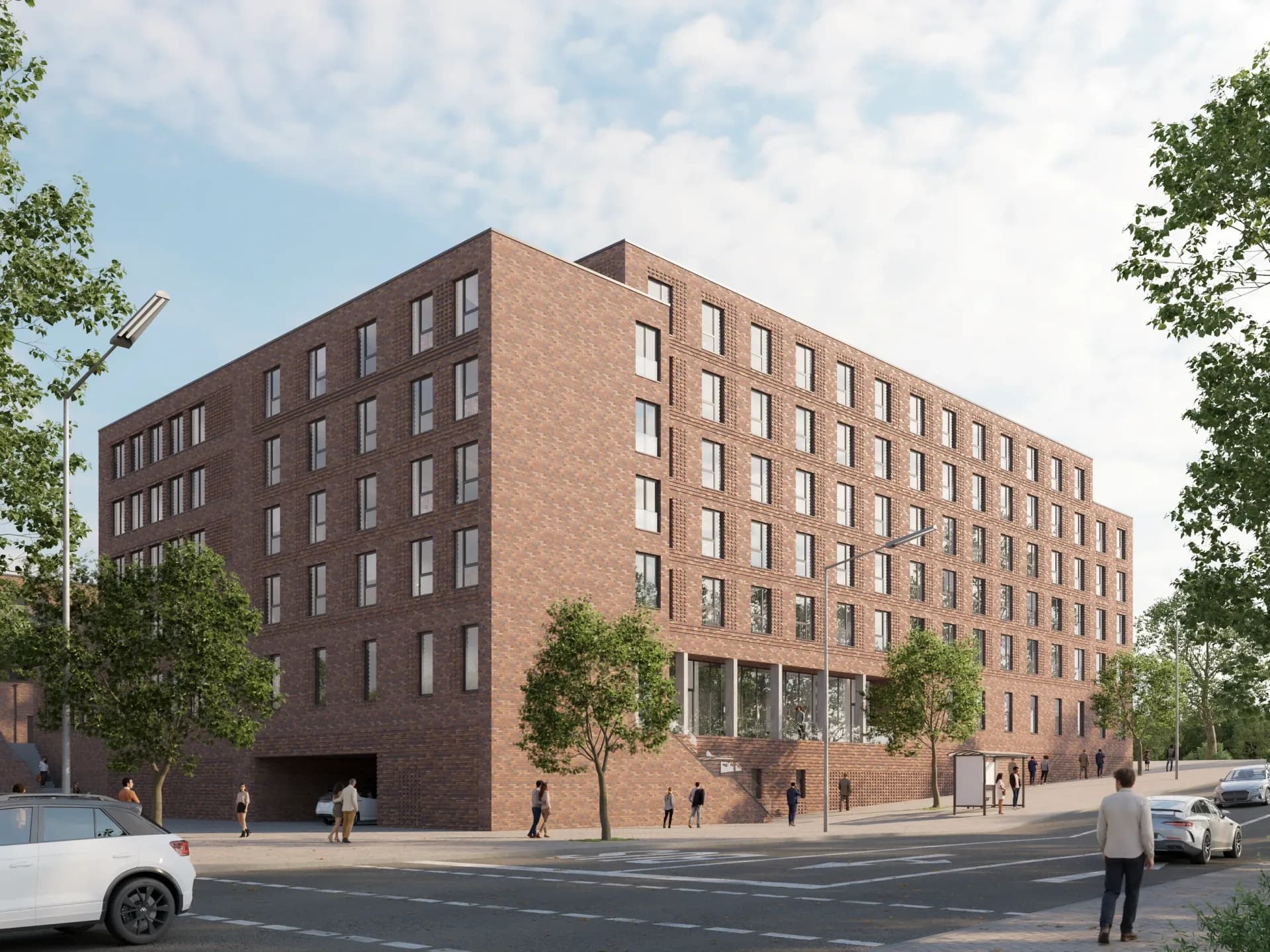 LUCIA LIVING - Lüneburg, architectural visualization, view 2