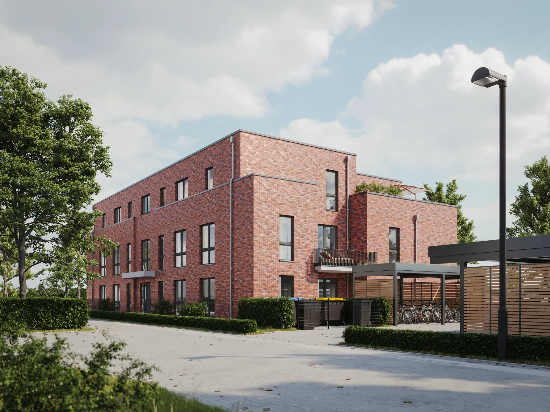 Hanseviertel - Lüneburg – Architekturvisualisierung, Ansicht 2