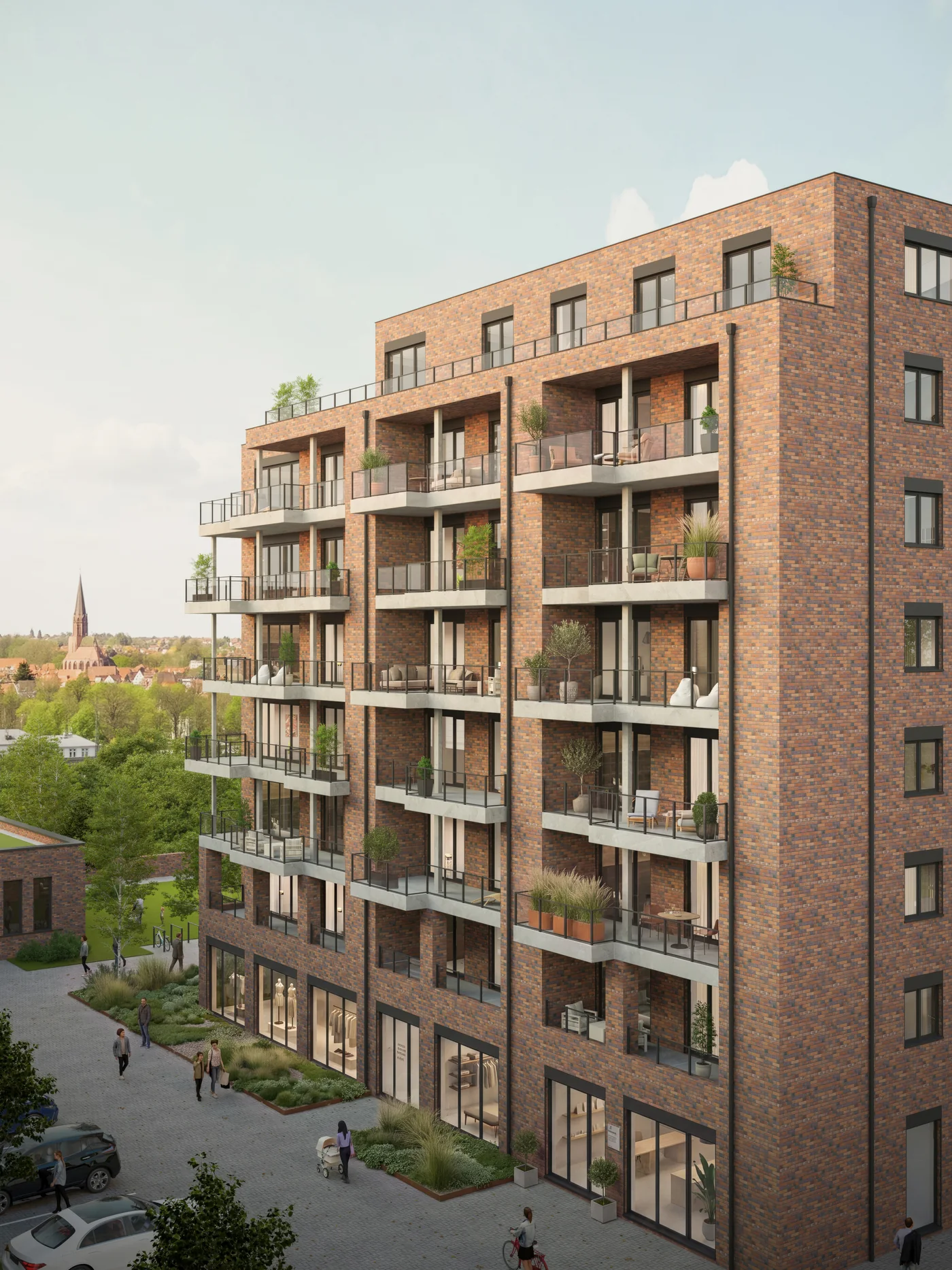 LUCIA LIVING - Lüneburg – architectural visualization, view 2
