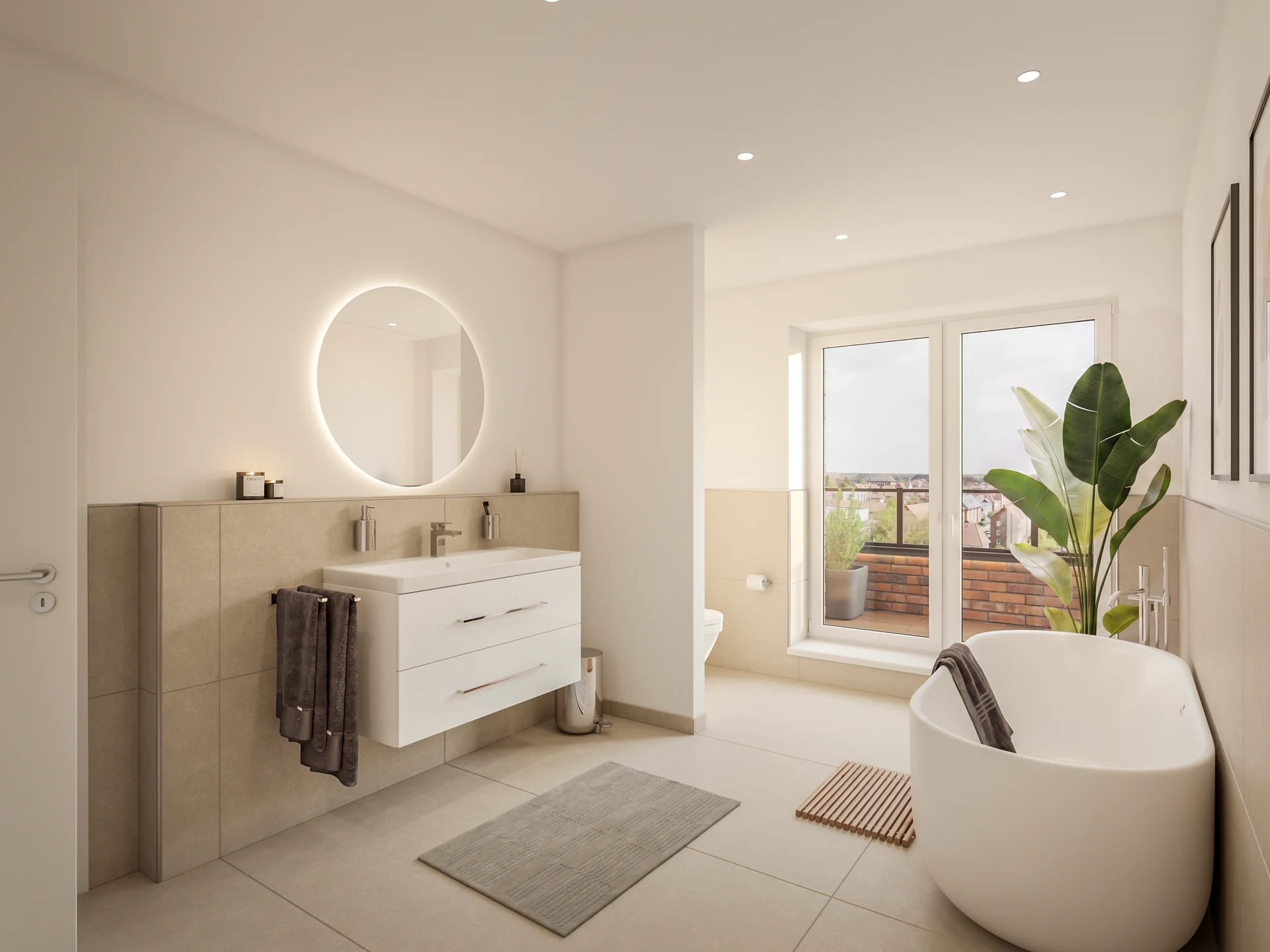 Lucia Quarter - Buildings A+B – interior visualization