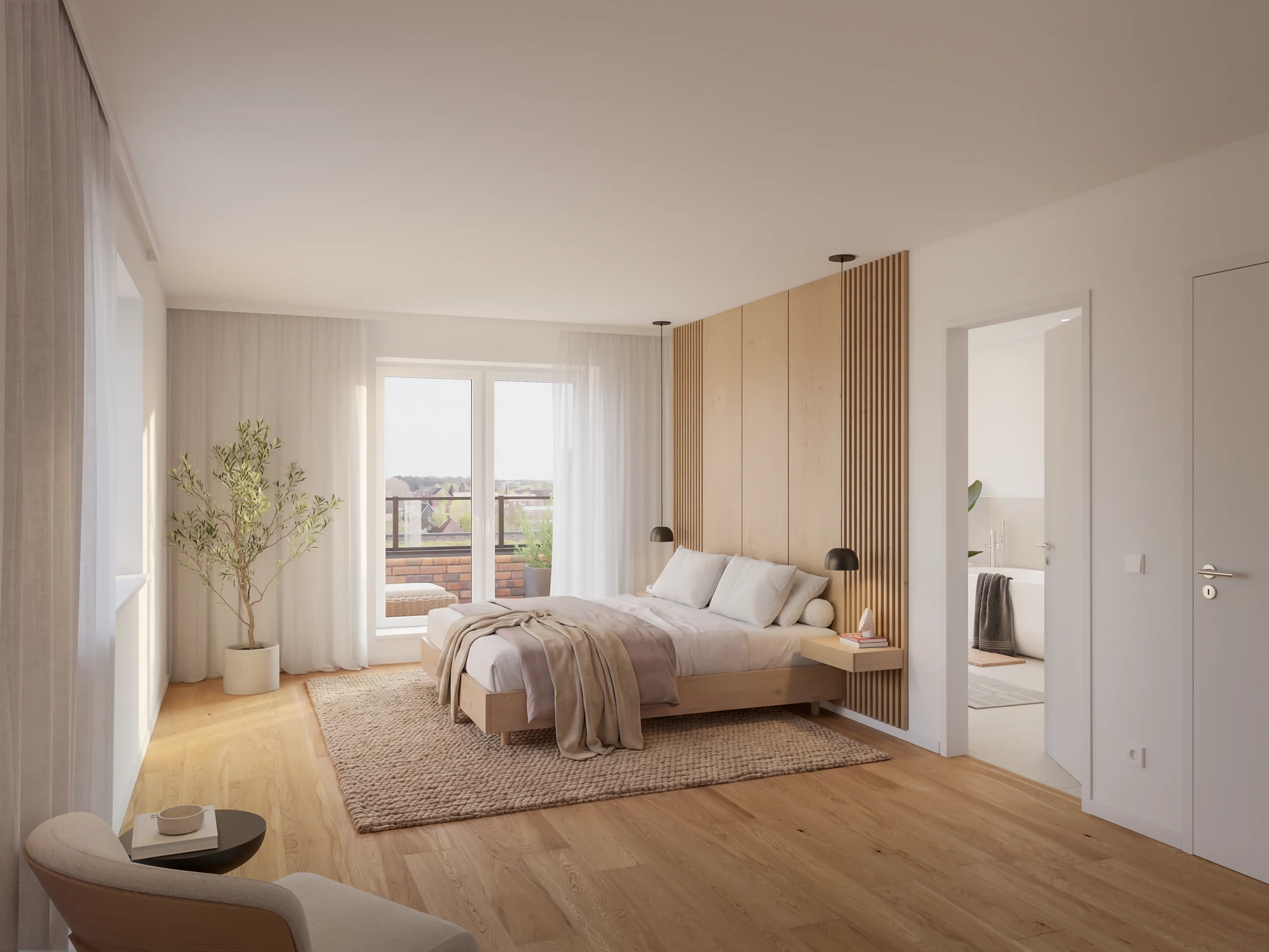 Lucia Quarter - Buildings A+B – interior visualization
